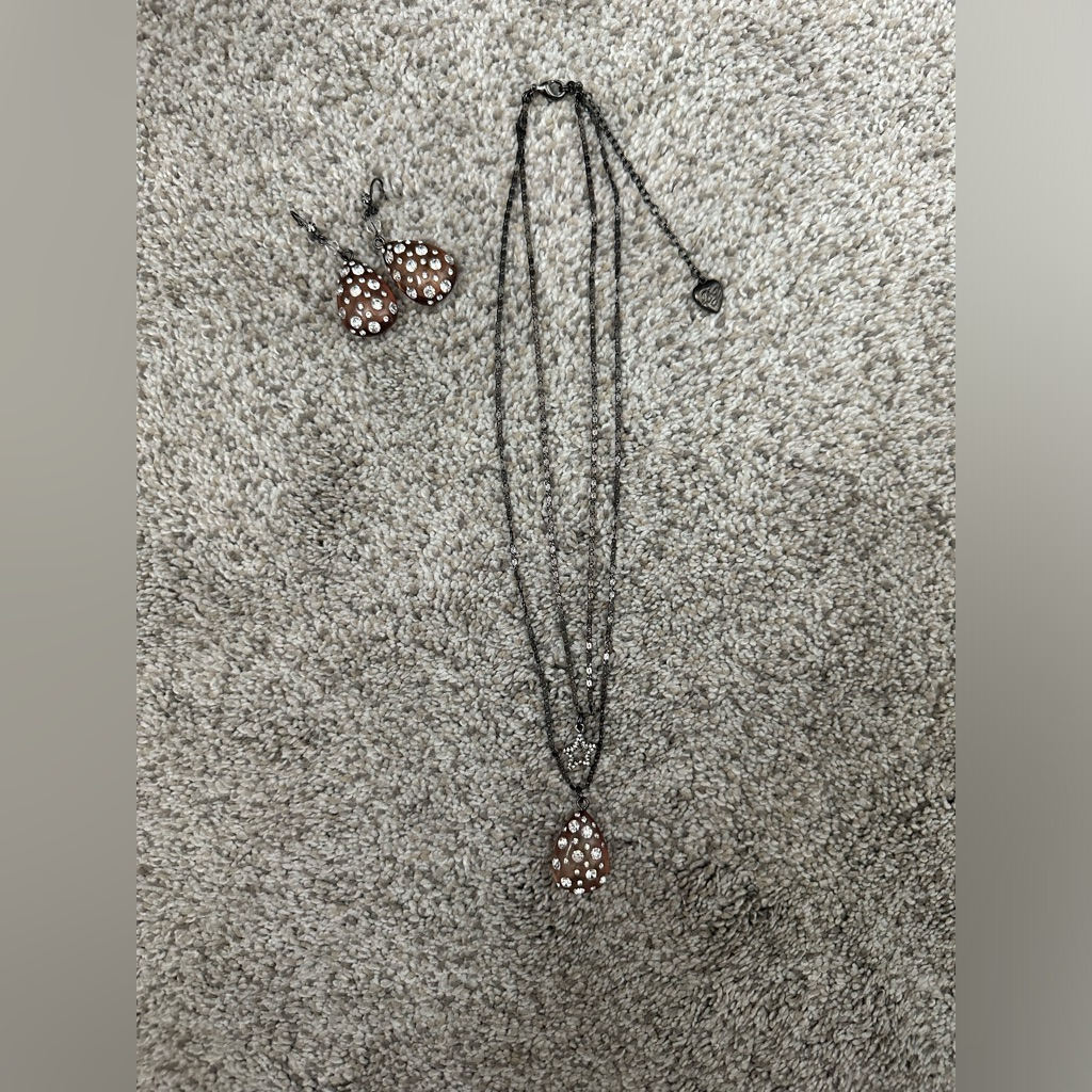 Betsey Johnson Necklace And Earrings